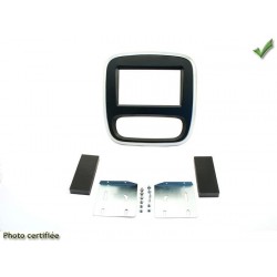 Kit 2 din opel vivaro 2014 renault trafic 2014 noir contour argent