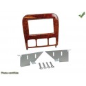 Kit 2 din mercedes s w220 1998 2005 couleur bois
