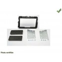 Kit 2 din opel vivaro renault trafic nissan primastar 2010 2014 noir sans ecran