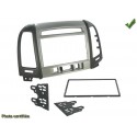 Kit 2 din hyundai santa fe 2011 gris avec 3 boutons en facade