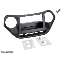 Facade autoradio hyundai i10 11/2013 noir