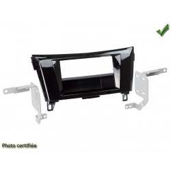 Facade autoradio nissan qashqai 02/2014 noir laque