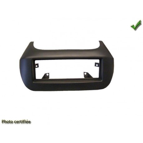 Facade autoradio fiat fiorino peugeot bipper origine 1din noir anthracite