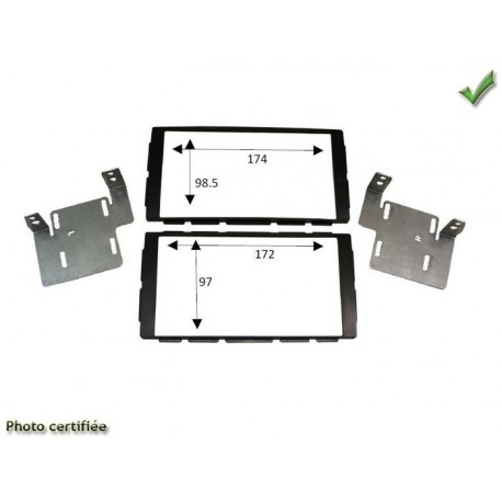 Kit 2 din nissan micra 2014 note 2014 noir laque *descrip*