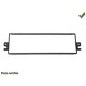 Facade autoradio kia carens 09/2000 09/2002 rio 0/2000 09/2002 avec horloge