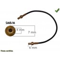 Adaptateur d antenne gsm/gps smb/m - smb/m