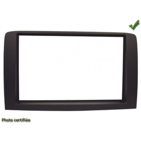 Facade autoradio double din fiat idea 2005 noir