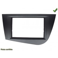 Facade autoradio double din seat leon 2005 noir anthracite