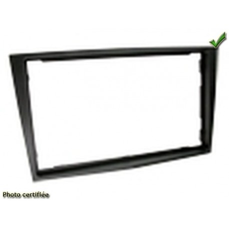 Facade autoradio double din opel corsa 2006 2011 noir laque