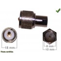Adaptateur d antenne cb uhf (pl)/f - fme/f (unitaire)