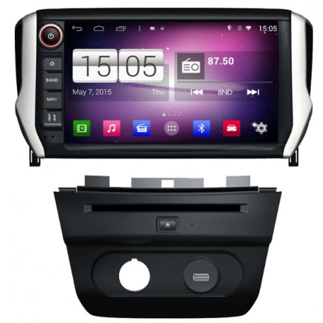 Autoradio GPS Wifi Bluetooth Android Peugeot 208 & 2008