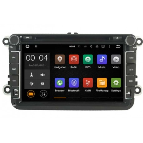 Generic Autoradio Android Volkswagen avec Ventilateur Golf5,Golf6, Tiguan,  Passat à prix pas cher