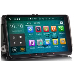  Poste Android écran tactile 9" Volkswagen Golf 5, 6, Beetle, Eos, Touran, T5, Tiguan, Polo, Caddy..